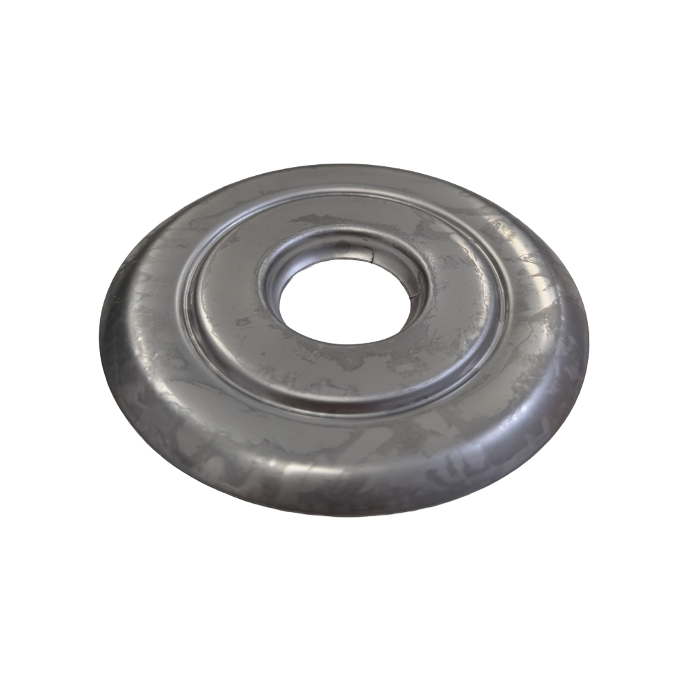 15mm 1 Piece Stainless Steel 304 Rosette Non Thread 74.8mm Width