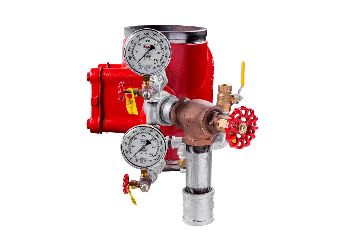 200mm Reliable Model E Grvd/Grvd Fully Assembled Wet Valve Station c/w E3 Trim