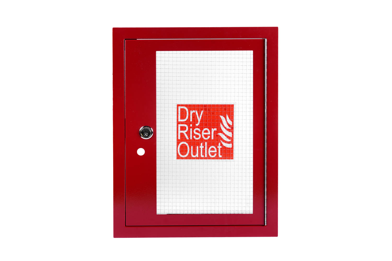 Red Vertical Architrave & Door Outlet Cabinet (630 x 460 x 80mm)