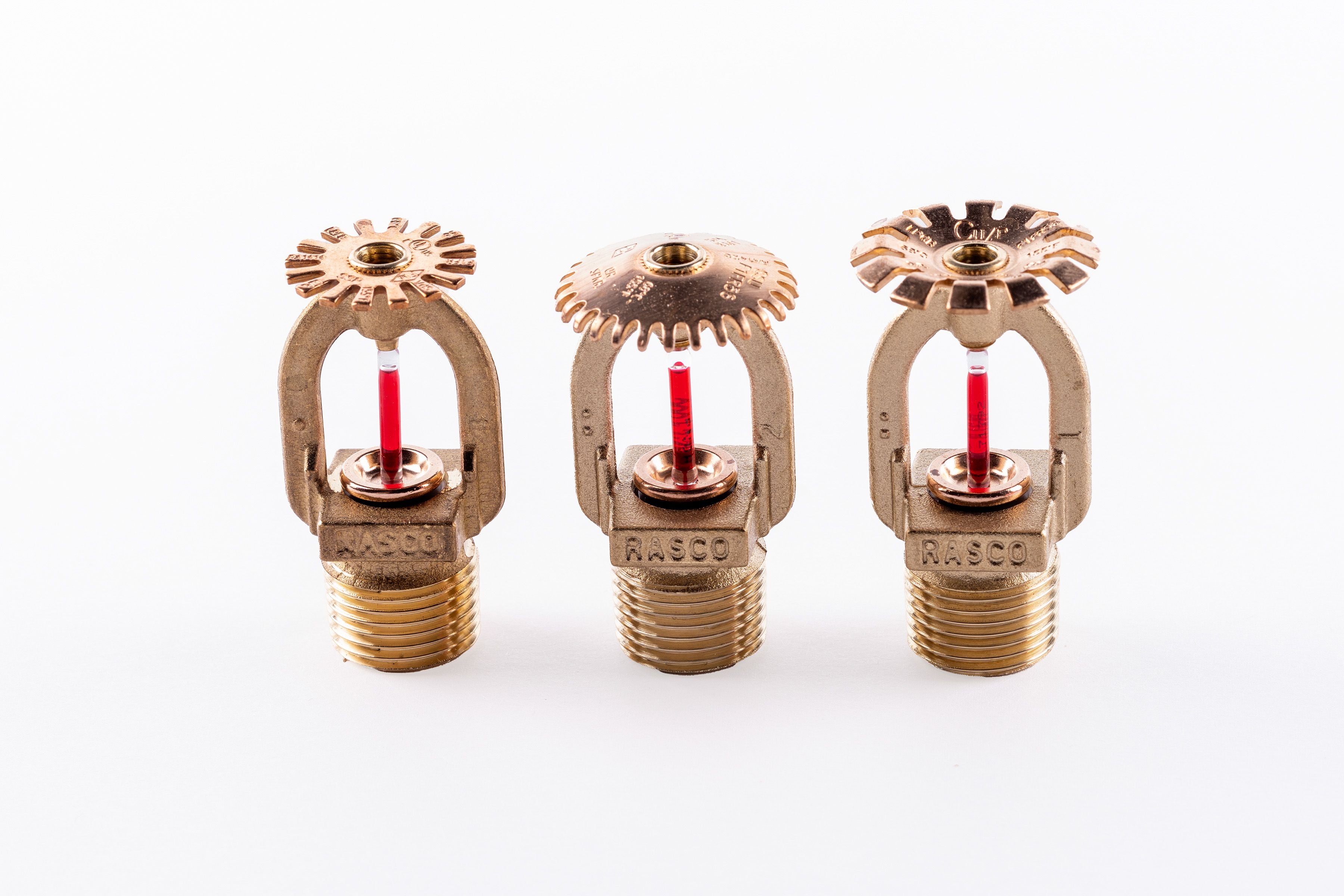15mm Brass Quick Response Fire Sprinklers